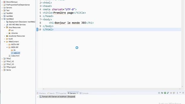 Cours & TP JEE : partie #1 Servlets смотреть онлайн