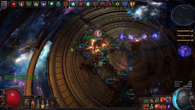 POE 3.18 Arakaali's Fang Uber Maven смотреть онлайн
