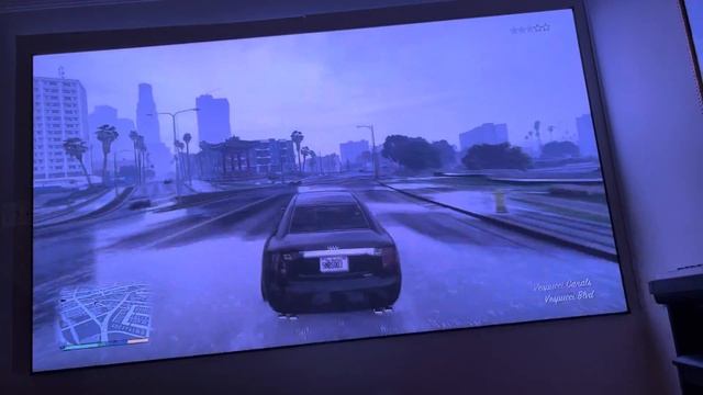 Samsung LSP9T and Nothing projector 120 inch black series - review 4k game play смотреть онлайн