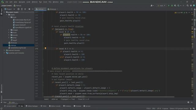 2022 Spring - Python Programming Space Defender Game смотреть онлайн