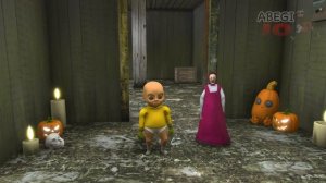 Granny Chapter Two, Masha and Yellow Baby 🎃Halloween story 🎃Funny Horror Animation 🎃 Cartoon Granny