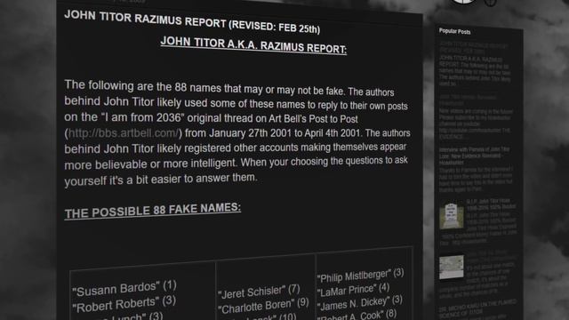 John Titor: The "Time Traveler" From 2001 смотреть онлайн