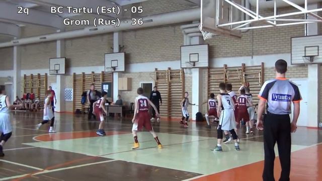 BC Tartu 2006 - Grom 2006 BBBL Top-12 Stage 09.03.2018 смотреть онлайн