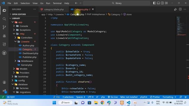 CRUD Category Laravel Project 15 смотреть онлайн