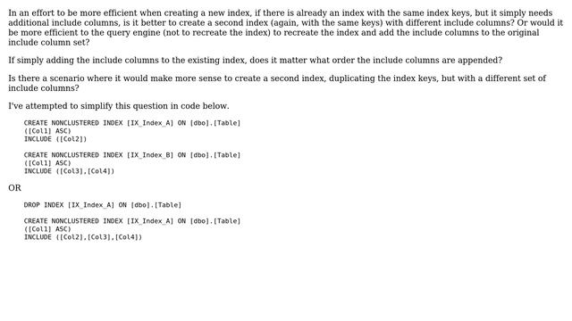 Databases: SQL index with additional includes (2 Solutions!!) смотреть онлайн