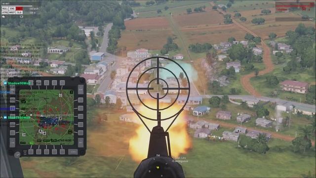 Mi-8 Chopper gunner action! Arma 3 Clips смотреть онлайн