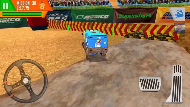Monster Truck Arena Driver #1 - Fire Dept and School Bus Monster Trucks - Android Gameplay смотреть онлайн