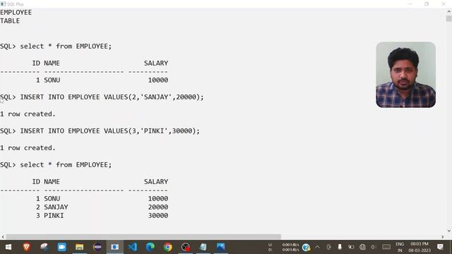 Session 8 | Oracle : INSERT, UPDATE, DELETE & SELECT | Sonu Sir смотреть онлайн