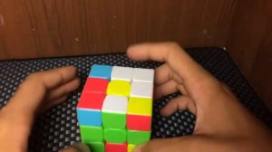 Как собрать правильный белый крест на кубике Рубика 3х3х3