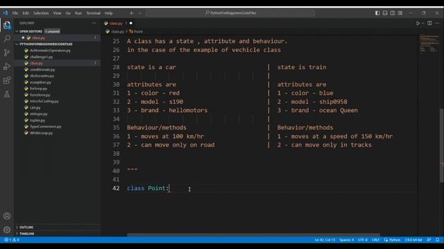 PYTHON - CLASSES (17 a) смотреть онлайн