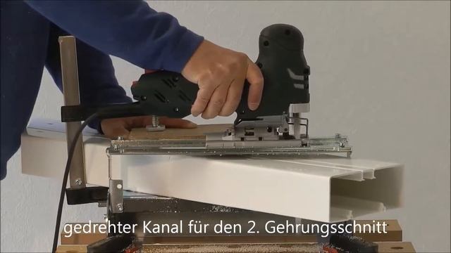 Stichsägetisch Test Trenn Biber 012LH Um Große Querschnitte   Profile Mit Der Stichsäge Gerade Säge