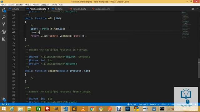 CRUD Application ب laravel & mongodb الدرس الحادي عشر الجزء الأول смотреть онлайн