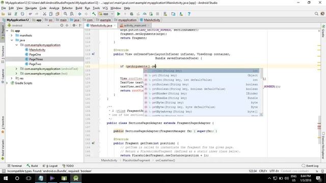 Creating Tabs in Android Studio with Tabbed Activity смотреть онлайн