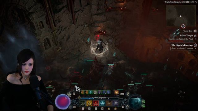Diablo 4 HARDCORE - Level 70 Capstone Dungeon as Necromancer смотреть онлайн
