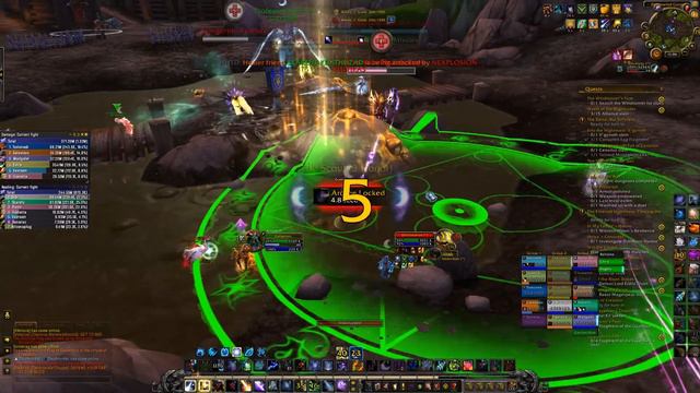 WOW - LEGION MOONKIN PVP BATTLEGROUND - AOE DAMAGE смотреть онлайн