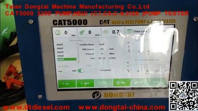 CAT5000 HEUI PUMP TESTING смотреть онлайн