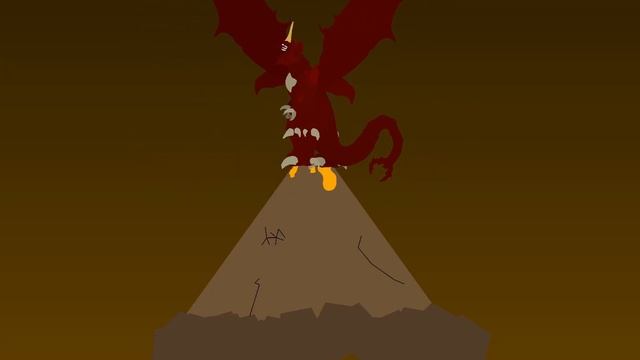 Destroyah Alpha roar - Godzilla Stick nodes animation смотреть онлайн