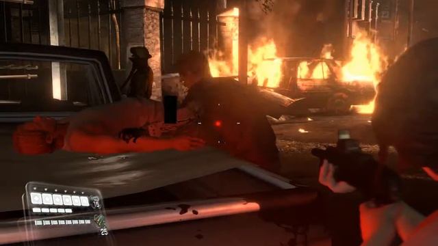 Resident Evil 6. 2 мужика делают это прям на капоте автомобиля. смотреть онлайн