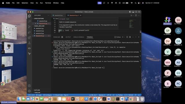 Session 4 : Python Data Structures Explained: Lists, Tuples, Sets, and Dictionaries смотреть онлайн