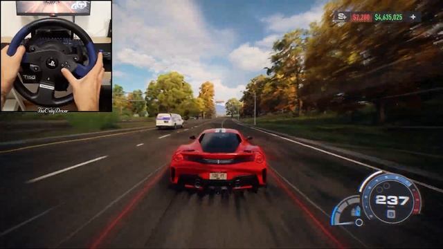 NFS Unbound | Ferrari 488 Pista | (Steering Wheel + Pedal Gameplay) Thrustmaster T150 смотреть онлайн