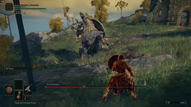 Elden Ring - Tree Sentinel Fight - Co-Op Gameplay - PC смотреть онлайн