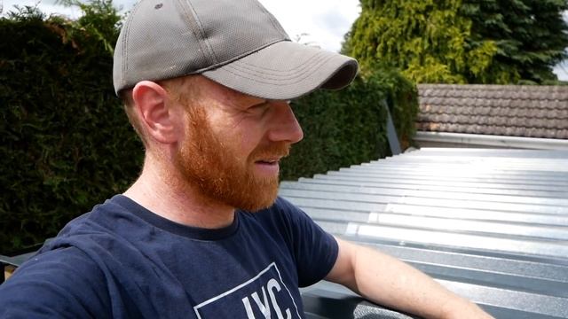 FITTING THE METAL ROOF ON THE GARDEN SHED BUILD - How did it survive Winter? смотреть онлайн