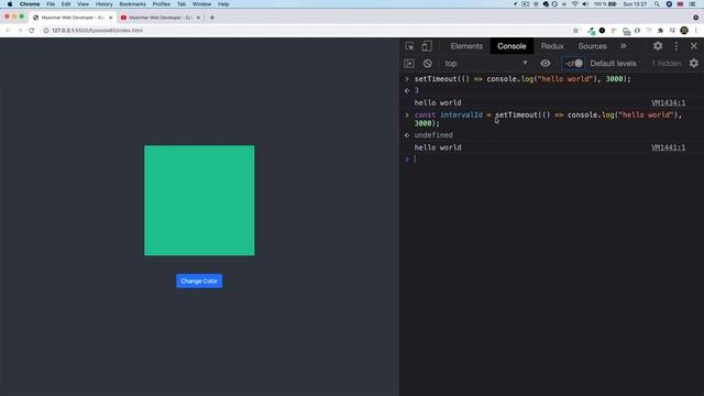 Myanmar Web Developer - Episode 80 - setTimeout, setInterval, clearInterval смотреть онлайн