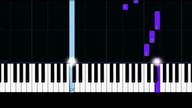 Up - The Ellie Badge (Easy Piano Tutorial) смотреть онлайн