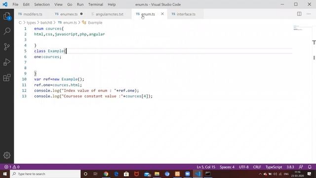 Type script enum,modifiers(1) смотреть онлайн