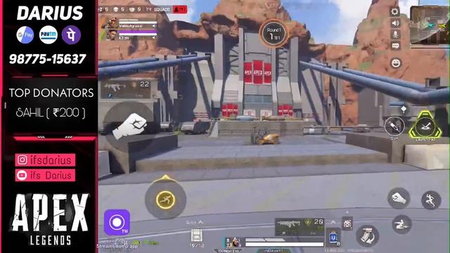 APEX LEGENDS MOBILE LIVE INDIA || RANK PUSH TO PREDATOR ||