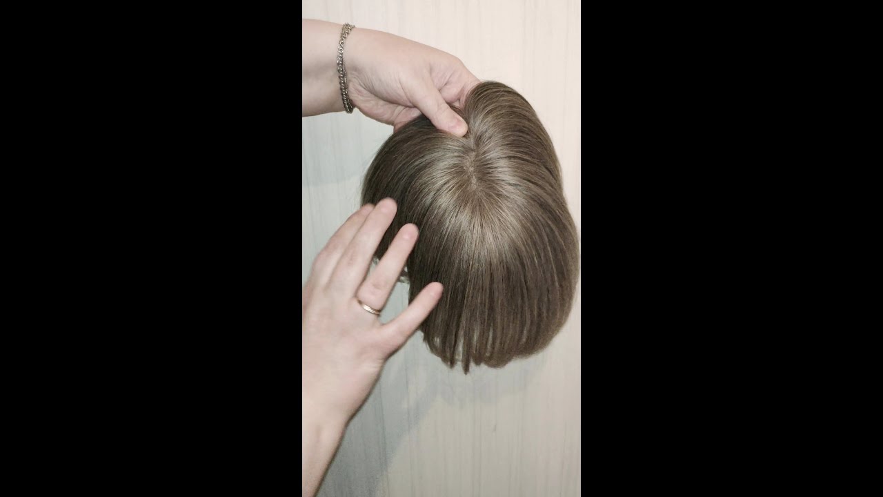 НАКЛАДКА на Пробор - на моно (с имитацией кожи головы) смотреть онлайн