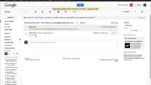 How to setup a forwarded email account in Gmail смотреть онлайн