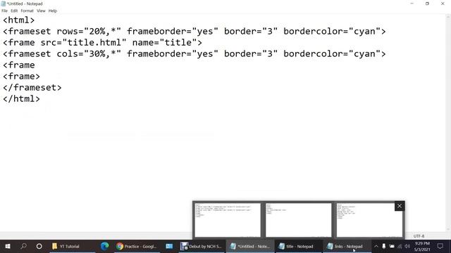 How to make HTML Frames and put Links in them смотреть онлайн
