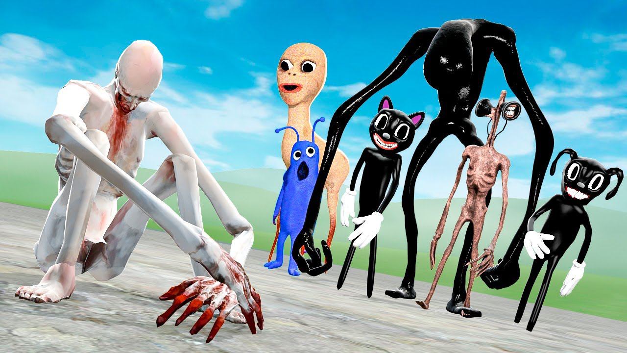 SCP 096 СКРОМНИК ПРОТИВ МОНСТРОВ ТРЕВОРА ХЕНДЕРСОНА! УГАР И БЕЗУМИЕ В Garry`s Mod смотреть онлайн