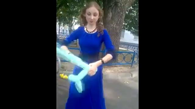 Как из воздушных шариков делать фигурки смотреть онлайн