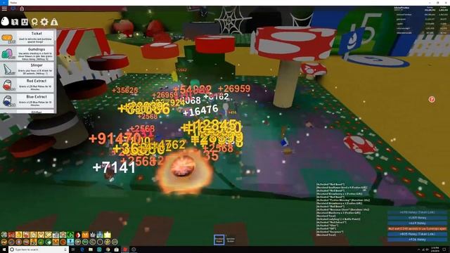 NEW CODE - 10x Mushroom field combo! - Bee Swarm Simulator смотреть онлайн