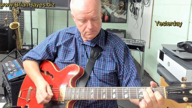 Yesterday performed on Gibson ES-345 Guitar смотреть онлайн