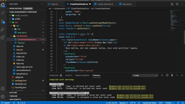Create & Delete Tasks #4 | Fullstack API NodeJs, NestJs, React, TypeORM & TypeScript смотреть онлайн