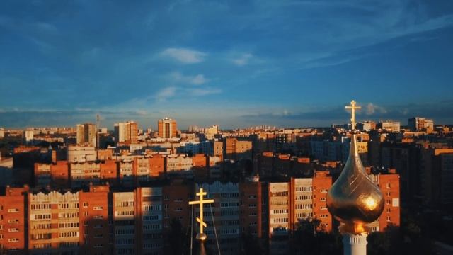 Нижний Новгород. Красивые храмы. Стрелка. смотреть онлайн