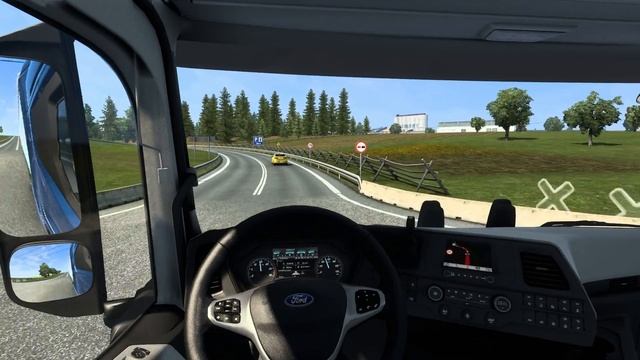 ETS 2 - Ford F-Max Truck Transporting Beverages from Warsaw смотреть онлайн