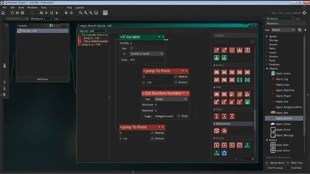 Building a Timberman Game in GameMaker Studio 2 Part 6 смотреть онлайн