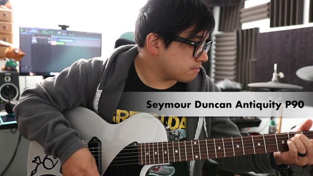 Gibson P90 DC vs Seymour Duncan Antiquity P90 смотреть онлайн
