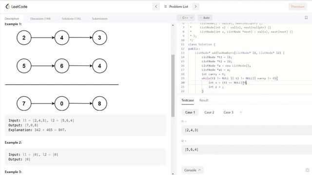LeetCode Question #2 - Add Two Numbers смотреть онлайн