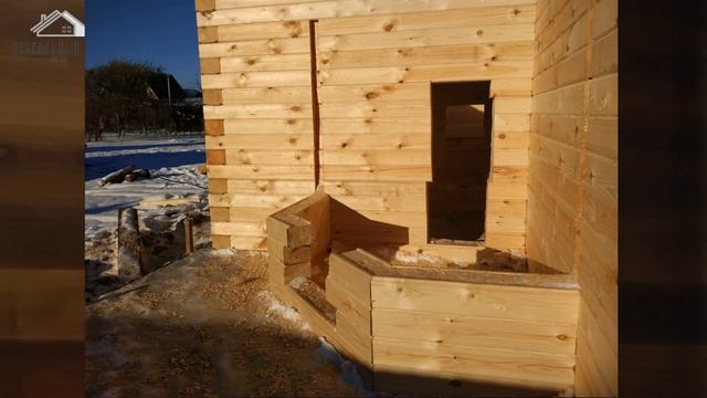 Особенности технологии строительства домов из бруса Цельный профилированный брус смотреть онлайн