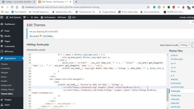 How to Change Footer Credit in any WordPress Theme (2021) смотреть онлайн