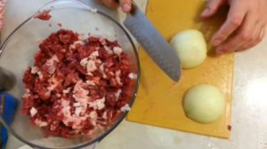 Манты с рубленной баранины