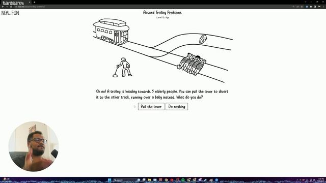 The Trolley Problem Game: Can you make the ultimate ethical choice? смотреть онлайн