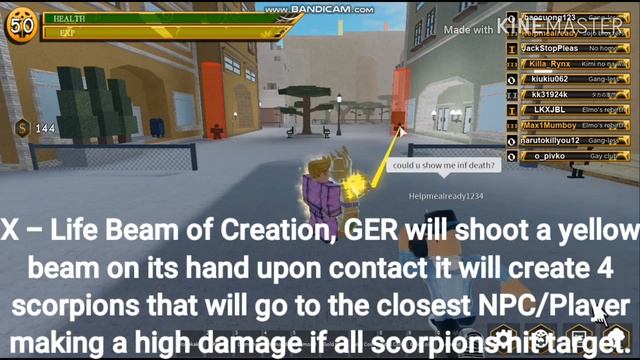 Roblox Your Bizarre Adventure Golden Experience Requiem смотреть онлайн