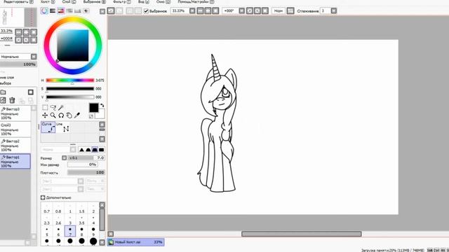 My little Pony/рисую мою оску/учусь рисовать #1 смотреть онлайн