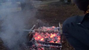 шашлык из свиной лопатки.